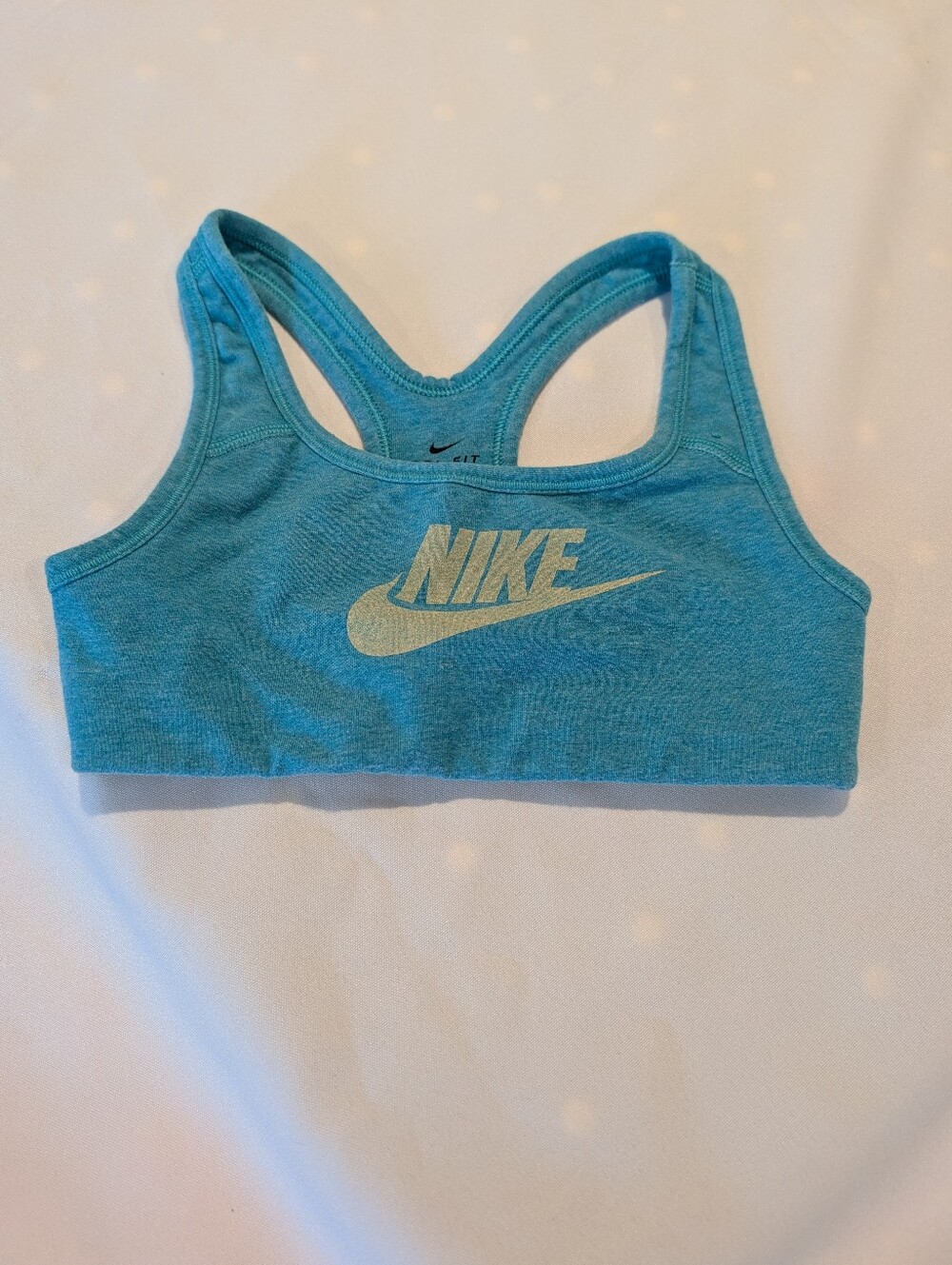 Girls S Nike Turquoise Racerback Sports Bra